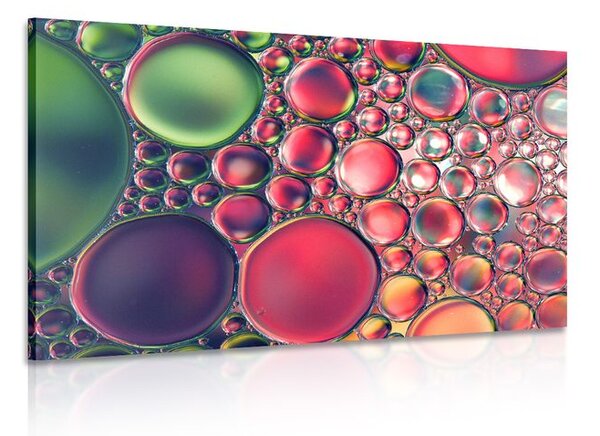 Quadro su tela – Gocce d'olio astratte