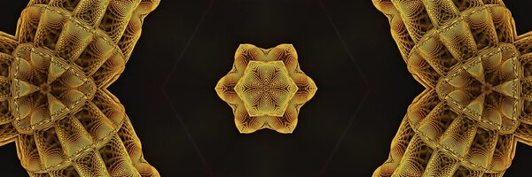 Quadro su tela – Mandala dorato interessante