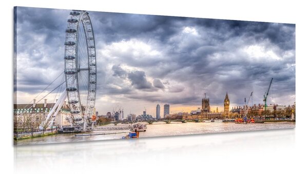 Quadro su tela – Londra unica e il fiume Tamigi