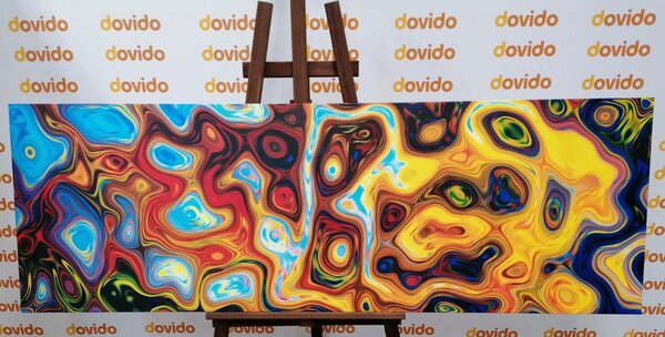 Stampa su tela – Astrazione colorata