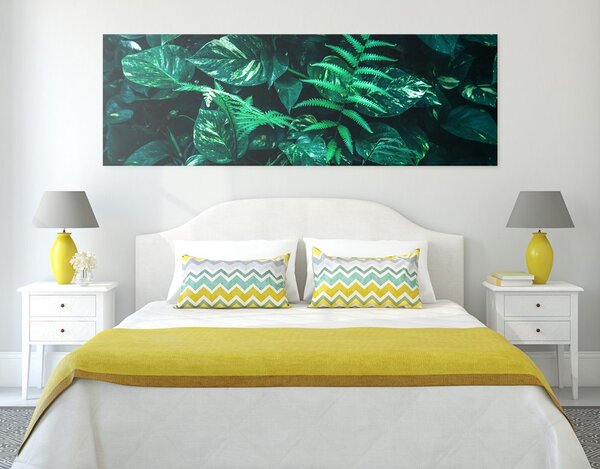 Quadro su tela – Foglie tropicali fresche