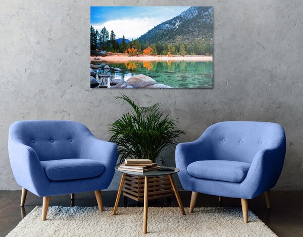 Stampa su tela – Lago in natura splendida