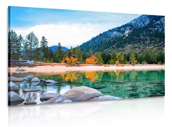 Stampa su tela – Lago in natura splendida