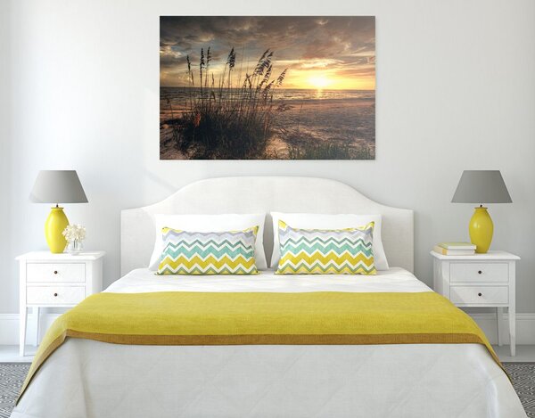 Quadro su tela – Tramonto sulla spiaggia