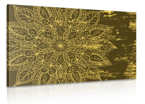 Quadro su tela – Texture Mandala