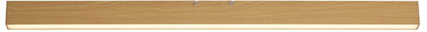 Plafoniera moderna legno ocra con LED integrato dimmerabile a 3 fasi 2700-4000K con interruttore DIP - Keane