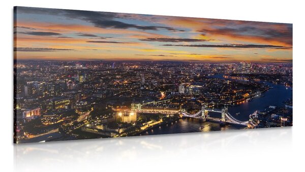 Stampa su tela – Vista aerea del Tower Bridge