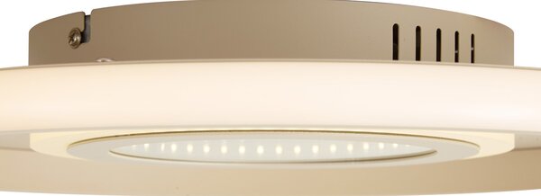 Plafoniera moderna bianca con LED integrato e interruttore a 3 vie - Frini