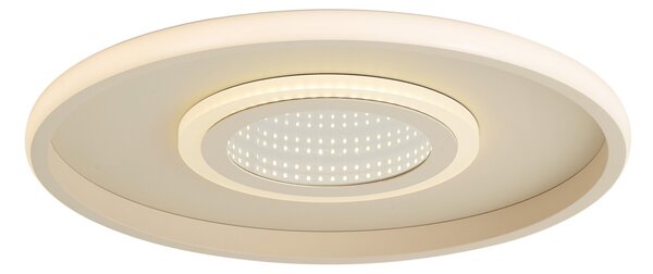 Plafoniera moderna bianca con LED integrato e interruttore a 3 vie - Frini