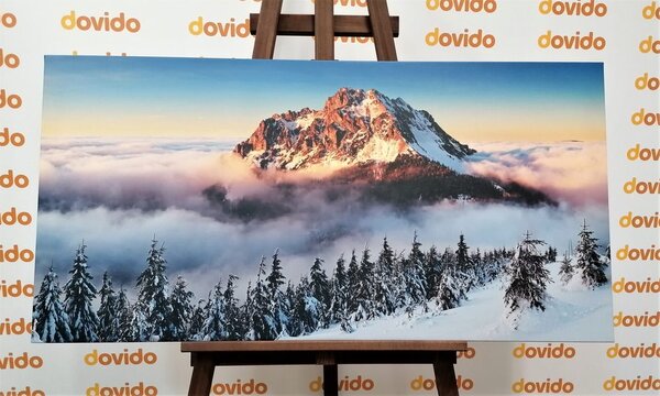 Quadro su tela – Rozsutec sotto una coltre di neve