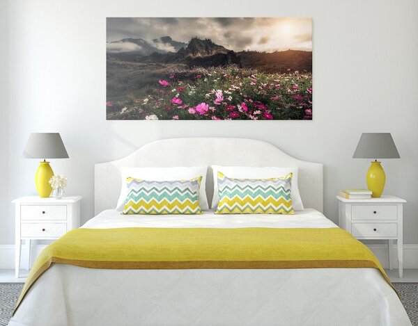 Quadro su tela – Prato di fiori in fiore