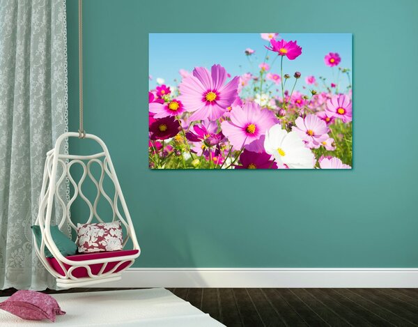 Quadro su tela – Prato di fiori primaverili