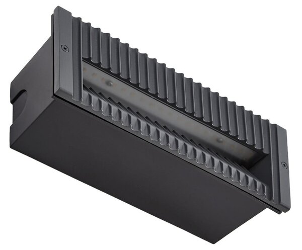 Lampade da esterno Lucande, Tavion, Nero, Terrazza, Alluminio, Moderno