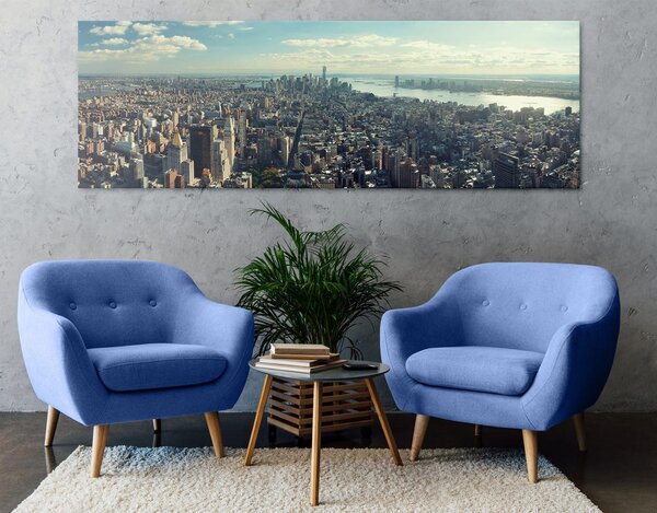 Quadro su tela – Vista sul centro incantevole di New York