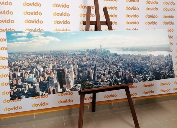 Quadro su tela – Vista sul centro incantevole di New York