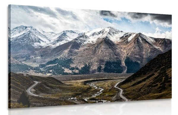 Stampa su tela – Panorama montano magnifico