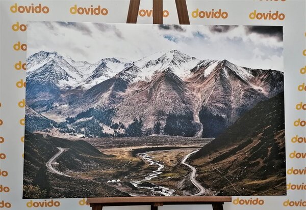 Stampa su tela – Panorama montano magnifico