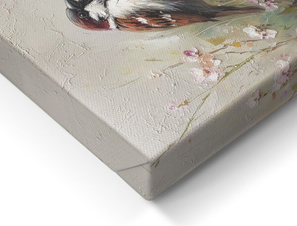 Dipinto stampato dipinto su tela 32x32 cm Sparrow – Styler