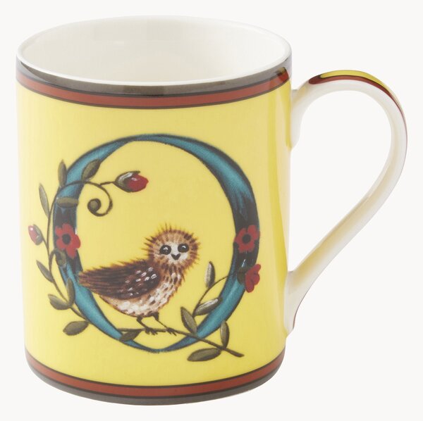 Tazza in Fine China Alphabet A