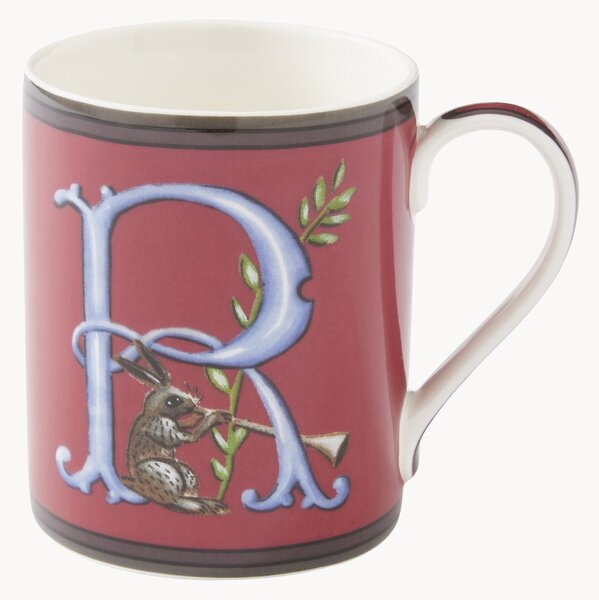 Tazza in Fine China Alphabet A