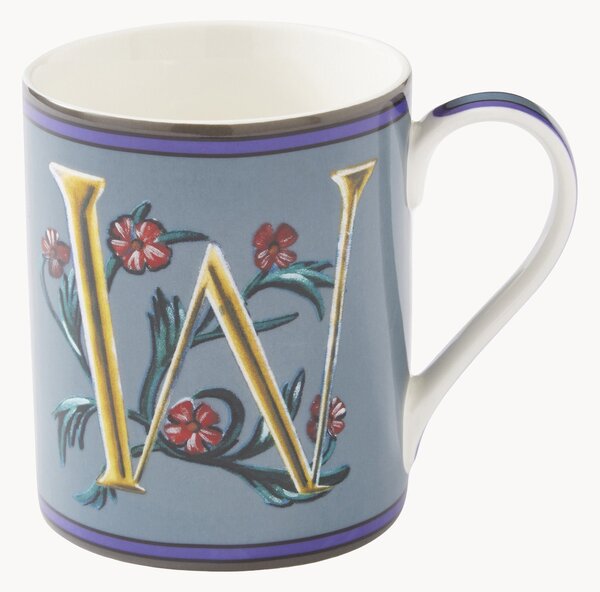 Tazza in Fine China Alphabet A