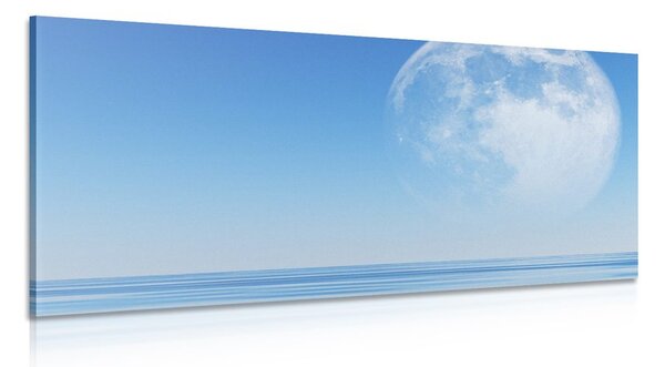 Stampa su tela – Luna sul mare