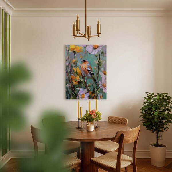 Dipinto stampato con cornice inclusa 60x80 cm Fringilla – Styler