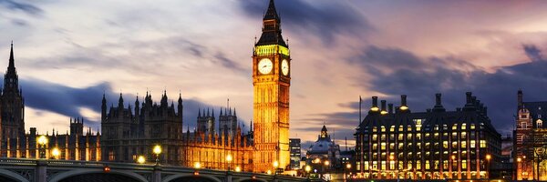 Stampa su tela – Big Ben notturno a Londra