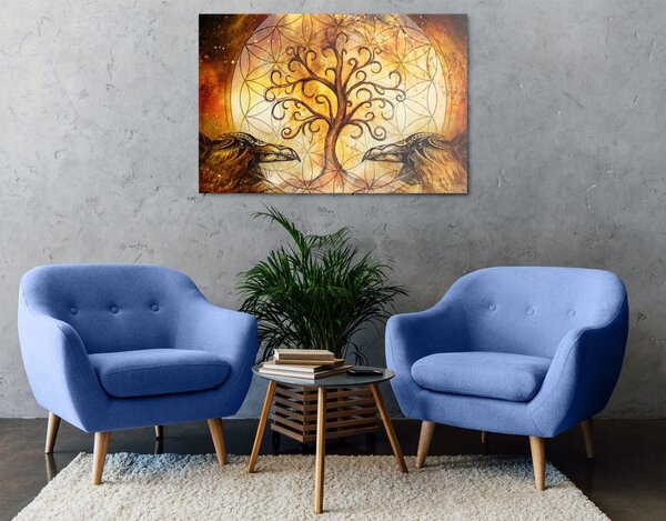 Quadro su tela – Albero della vita magico