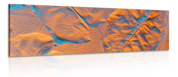 Quadro su tela – Texture interessante delle foglie