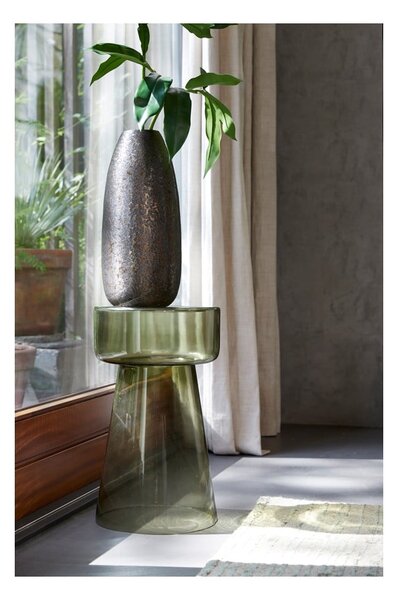 Tavolino rotondo in vetro ø 30 cm Dakwa – Light & Living