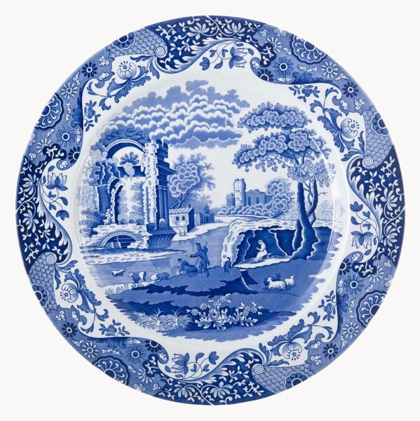 Piatto da portata in gres Blue Italian Ø 30 cm