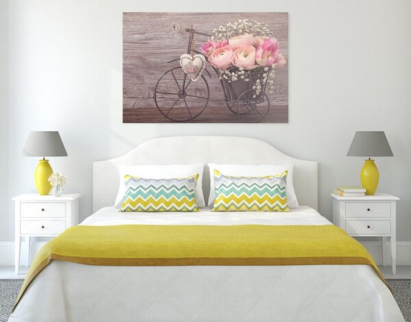 Quadro su tela – Fiori meravigliosi in vaso vintage