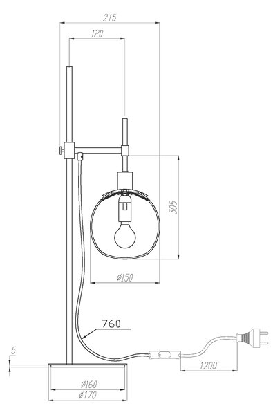 Lampada Da Scrivania Contemporanea Erich Struttura In Metallo Oro Rosa 1 Luce
