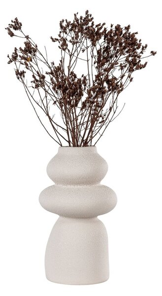 Vaso in gres crema (altezza 26,5 cm) - House Nordic