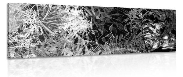 Stampa su tela – Arte astratta in bianco e nero