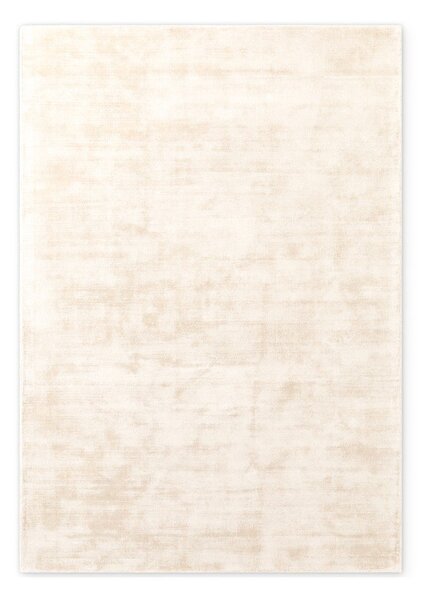 Tappeto avorio in viscosa tessuto a mano 160x230 cm Noemi – Vikosa