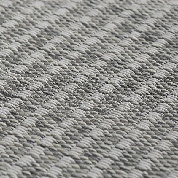 Tappeto grigio rotondo per esterni ø 120 cm Giza - Ayyildiz Carpets