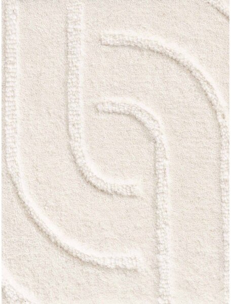 Tappeto color crema in lana tessuto a mano 160x230 cm Arcura – Vikosa
