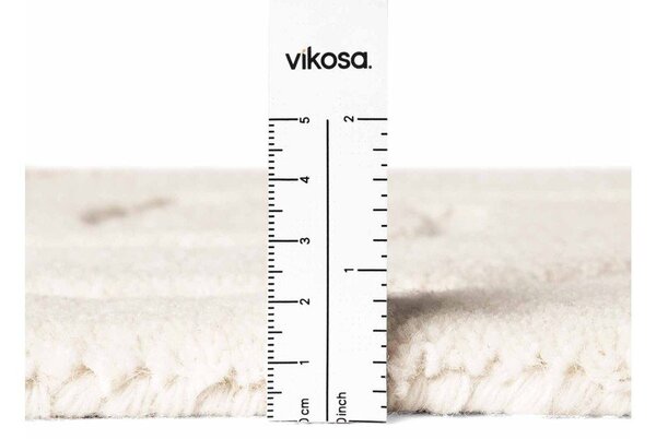 Tappeto color crema in lana tessuto a mano 160x230 cm Arcura – Vikosa