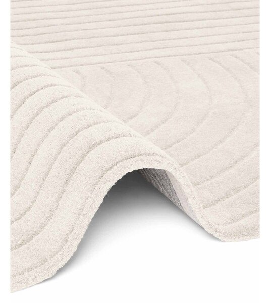 Tappeto color crema in lana tessuto a mano 160x230 cm Arcura – Vikosa