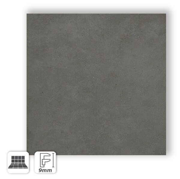 ATLAS CONCORDE DWELL SMOKE 60X60 - GRES PORCELLANATO EFFETTO CEMENTO GRIGIO
