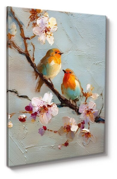 Dipinto stampato con cornice inclusa 60x80 cm Robins – Styler