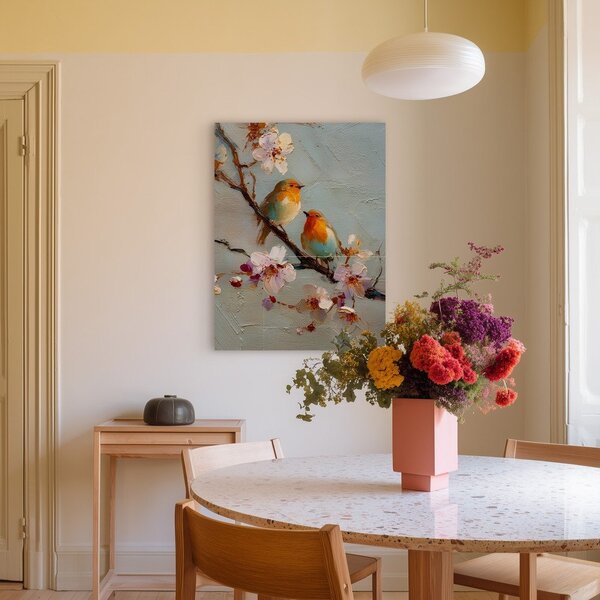 Dipinto stampato con cornice inclusa 60x80 cm Robins – Styler