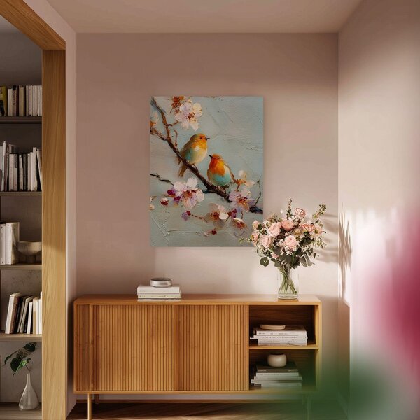 Dipinto stampato con cornice inclusa 60x80 cm Robins – Styler