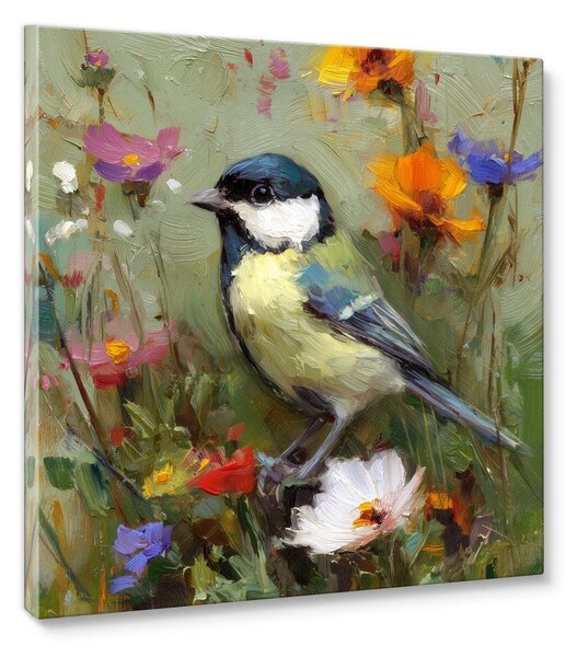 Dipinto stampato dipinto su tela 32x32 cm Yellow Parus – Styler