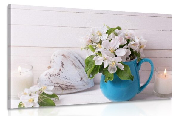 Quadro su tela – Fiori nel vaso