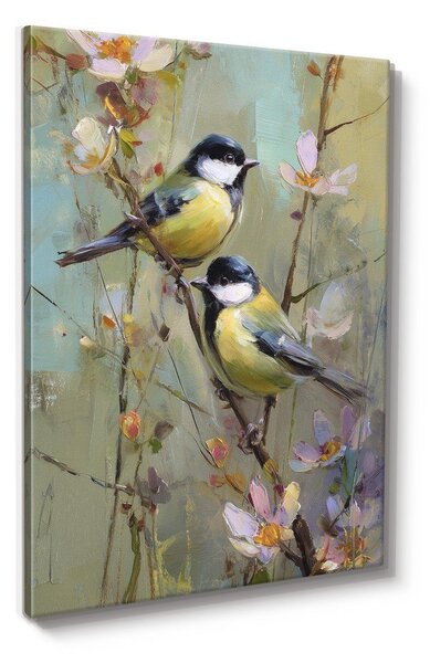 Dipinto stampato con cornice inclusa 60x80 cm Parus Pair – Styler