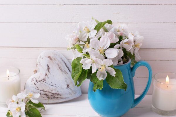 Quadro su tela – Fiori nel vaso