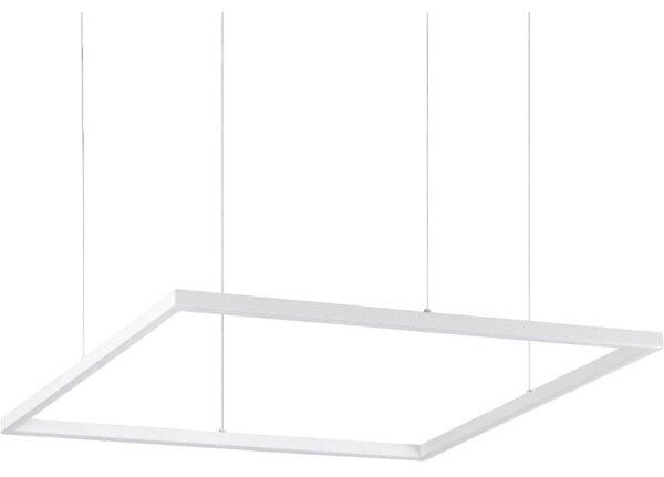 Ideal Lux - Lampadario LED sospeso su cavo ORACLE SLIM LED/44W/230V 3000K 70x70 cm bianco